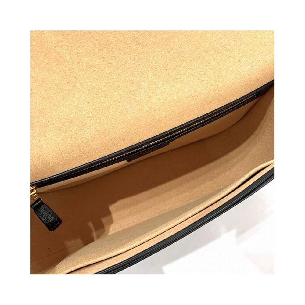 Pre Loved Kate Spade  Margaux Medium Satchel Black Leather Shoulder Bag - Picture 6 of 8